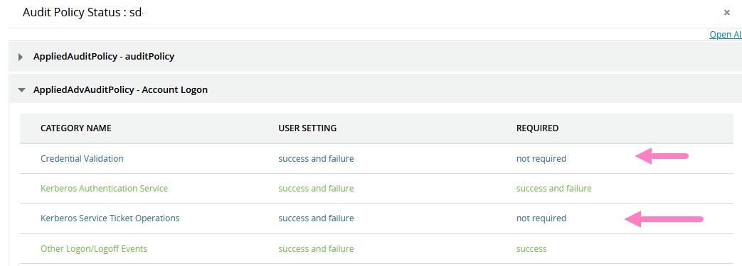 Audit Policy Status - change 